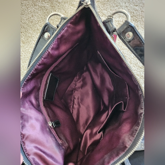 Authentic Coach Purse Black, Gray, Pink - Picture 7 of 15